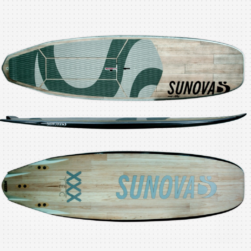 SUNOVA SPEED
SIZES:7'3" 7'6" 7'8" 7'11" 8'2" 8'5" 8'8" 8'10" 9'2" 9'5" 9'11" 10'0"
THE SPEEED is really almost like 2 separate boards. With its super straight outline it’s made to fly. It picks up speed incredibly easy. But the tail is radically narrow and basically allows the rider to throw the board around on pure thought! It’s amazing how this is even possible.

One of the most versatile shapes in our range and in general...

