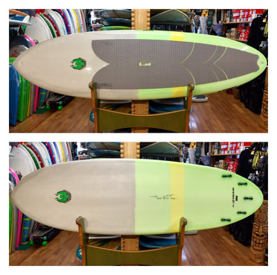 COREVAC, CANNIBAL, PADDLEBOARD, SUP VORTEX 9' x 31 5/8" x 4 3/8" 129L
COREVAC CANNIBAL SUP VORTEX is a high performance shape that also allows for noseriding. It has a double concave for speed and drive, slight bump in the tail near the forward side-bites and tail lift allows for aggressive turning and hold on steep drops. A great all around board that works well in all conditions and fin configurations.